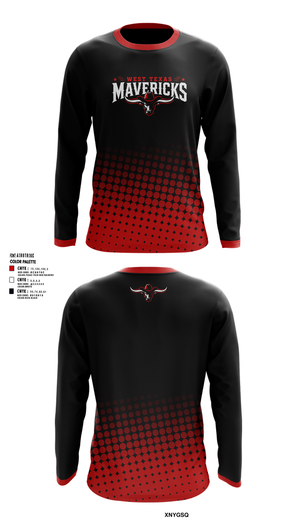 Long Sleeve Performance Shirt, West Texas Mavericks, Baseball, Teamtime, Team time, sublimation, custom sports apparel, team uniforms, spirit wear, spiritwear, sports uniforms, custom shirts, team store, custom team store, fundraiser sports, apparel fundraiser