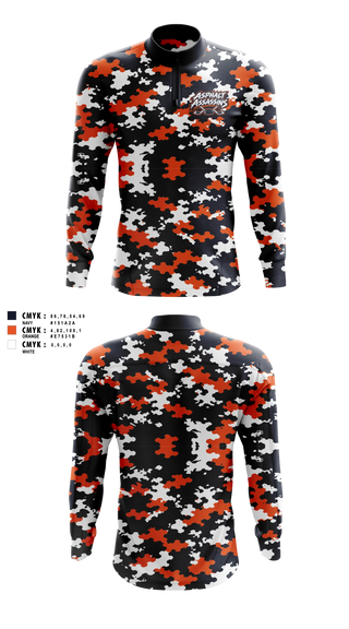 Quarter Zip Jacket, Renegades, Ice Hockey, Teamtime, Team time, sublimation, custom sports apparel, team uniforms, spirit wear, spiritwear, sports uniforms, custom shirts, team store, custom team store, fundraiser sports, apparel fundraiser