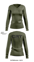 Solano County Sheriff CRT 14576154 Women's Long Sleeve V-neck Shirt - 18