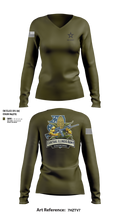 Central Illinois Company 28481614 Women's Long Sleeve V-neck Shirt - 100