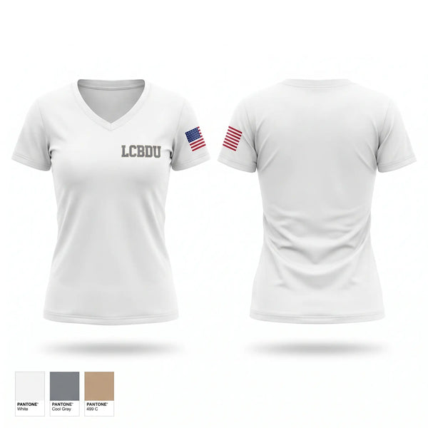 Womens Short Sleeve Vneck Shirt, LCBDU, Police, Teamtime, Team time, sublimation, custom sports apparel, team uniforms, spirit wear, spiritwear, sports uniforms, custom shirts, team store, custom team store, fundraiser sports, apparel fundraiser