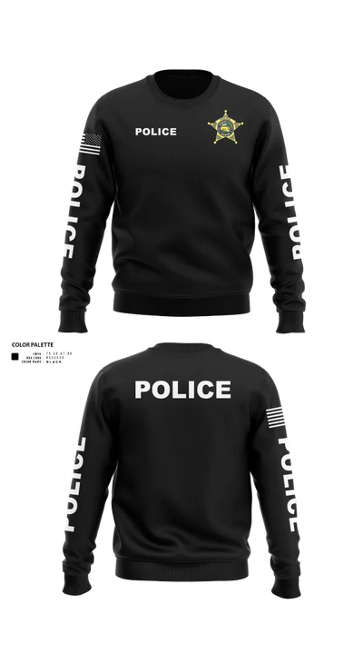 St. Joseph County Police Department 17172359 Crew Neck Sweatshirt - 85