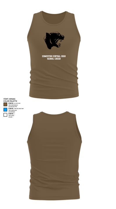 Edmeston Central High School Cheer 72476003 Tank Top - 8