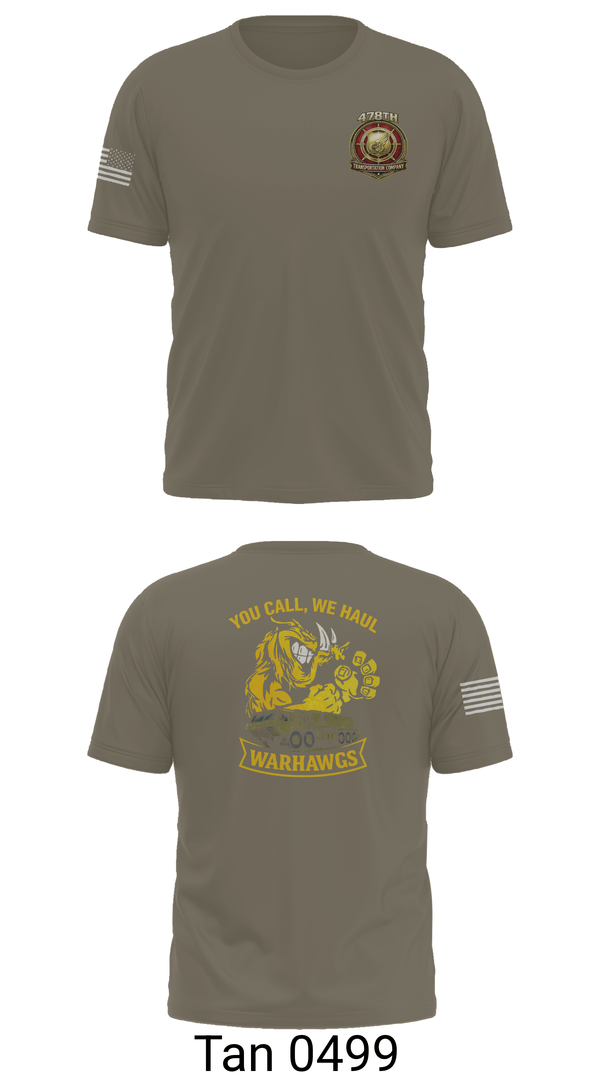 Short Sleeve Performance Shirt, 478th Trasportation Company, Army, Teamtime, Team time, sublimation, custom sports apparel, team uniforms, spirit wear, spiritwear, sports uniforms, custom shirts, team store, custom team store, fundraiser sports, apparel fundraiser