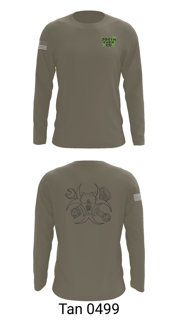 Long Sleeve Performance Shirt, 704th Chem Co, , Teamtime, Team time, sublimation, custom sports apparel, team uniforms, spirit wear, spiritwear, sports uniforms, custom shirts, team store, custom team store, fundraiser sports, apparel fundraiser