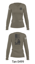 Delta 5-7 ADA 2750142 Women's Long Sleeve V-neck Shirt - 11