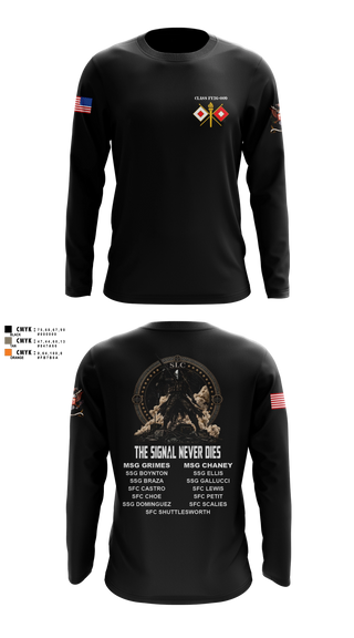 Long Sleeve Performance Shirt, Senior Leaders Course FY26-009, Army, Teamtime, Team time, sublimation, custom sports apparel, team uniforms, spirit wear, spiritwear, sports uniforms, custom shirts, team store, custom team store, fundraiser sports, apparel fundraiser