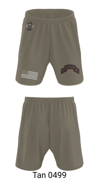 1/75 Ranger Battalion 18723676 Athletic Shorts With Pockets - 68