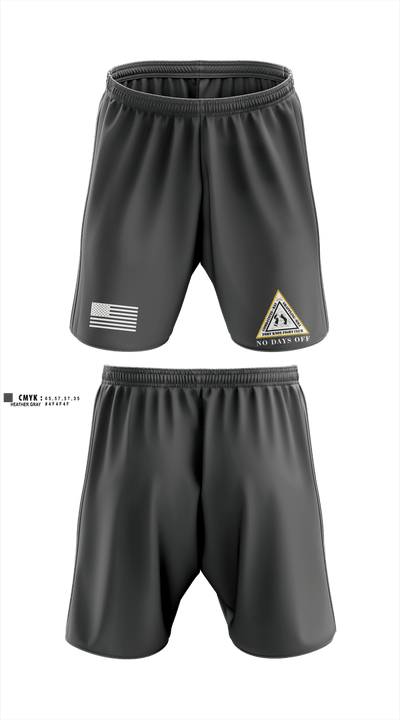 Fort Knox Fight Club Athletic Shorts With Pockets - 2