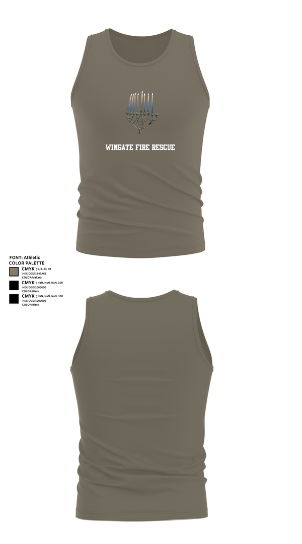 Tank Top, Wingate Fire Rescue, , Teamtime, Team time, sublimation, custom sports apparel, team uniforms, spirit wear, spiritwear, sports uniforms, custom shirts, team store, custom team store, fundraiser sports, apparel fundraiser