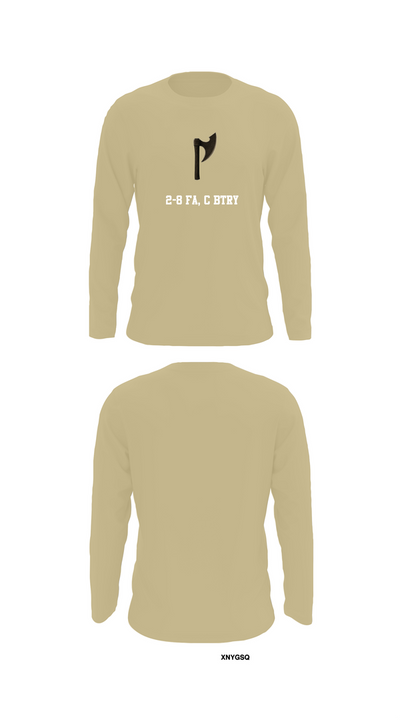 2-8 FA, C BTRY 92063825 Long Sleeve Performance Shirt 92