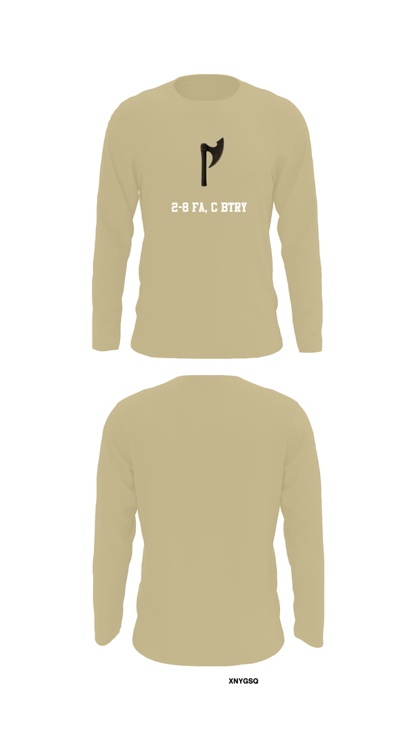 Long Sleeve Performance Shirt, 2-8 FA, C BTRY, , Teamtime, Team time, sublimation, custom sports apparel, team uniforms, spirit wear, spiritwear, sports uniforms, custom shirts, team store, custom team store, fundraiser sports, apparel fundraiser
