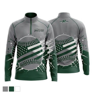 Quarter Zip Jacket, Central Utah Mavericks, Softball, Teamtime, Team time, sublimation, custom sports apparel, team uniforms, spirit wear, spiritwear, sports uniforms, custom shirts, team store, custom team store, fundraiser sports, apparel fundraiser