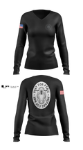 Darqnuphysique Women's Long Sleeve V-neck Shirt - 3
