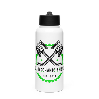 Jelly Mechanic Services 35947982 Stainless Steel Water Bottle with a Straw Lid