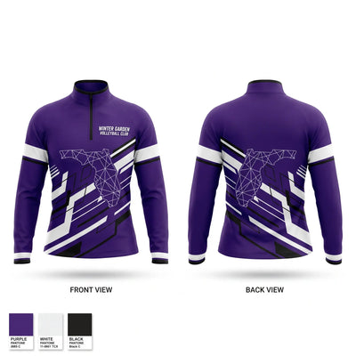 WINTER GARDEN VOLLEYBALL CLUB Quarter Zip Jacket - 1