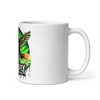 Fearless Fly Auto Detailing &Power Washing 44092363 White Glossy Mug - Medium