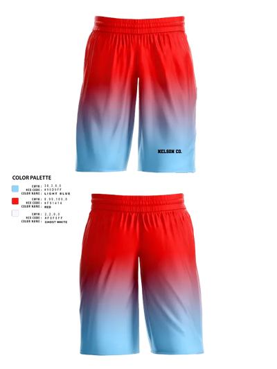 Nelson Co. 92221064 Womens Basketball Shorts - 21