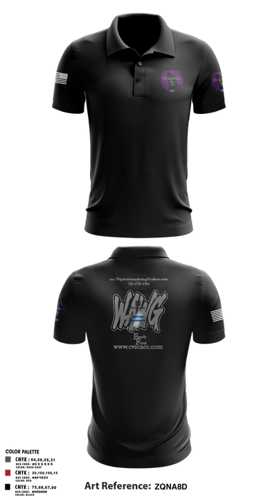 WeAllWeGot~Family First 22026589 Short Sleeve Performance Polo - 28