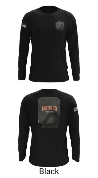 Long Sleeve Performance Shirt, Mountainside Fire Department, Fire Department, Teamtime, Team time, sublimation, custom sports apparel, team uniforms, spirit wear, spiritwear, sports uniforms, custom shirts, team store, custom team store, fundraiser sports, apparel fundraiser