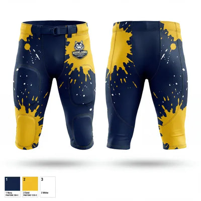 Highland Youth Football 70623770 Football Pants - 1
