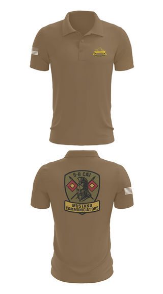 Short Sleeve Performance Polo, 6-8 CAV, , Teamtime, Team time, sublimation, custom sports apparel, team uniforms, spirit wear, spiritwear, sports uniforms, custom shirts, team store, custom team store, fundraiser sports, apparel fundraiser