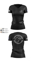 Wolf Combatives Women's Short Sleeve V-neck Shirt - 100