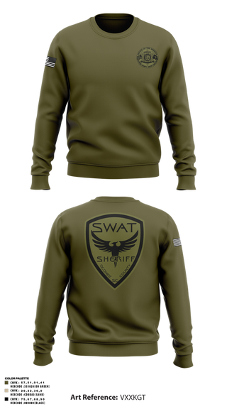 Crew Neck Sweatshirt, , Police, Teamtime, Team time, sublimation, custom sports apparel, team uniforms, spirit wear, spiritwear, sports uniforms, custom shirts, team store, custom team store, fundraiser sports, apparel fundraiser
