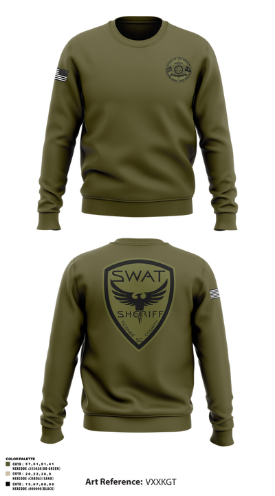 SWAT 37842893 Crew Neck Sweatshirt - 4