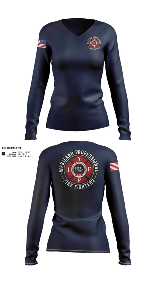 Womens Long Sleeve Vneck Shirt, , , Teamtime, Team time, sublimation, custom sports apparel, team uniforms, spirit wear, spiritwear, sports uniforms, custom shirts, team store, custom team store, fundraiser sports, apparel fundraiser