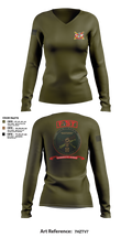 Hhc 1-200 44370371 Women's Long Sleeve V-neck Shirt - 1