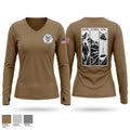 NSWG-1 Medical Women's Long Sleeve V-neck Shirt - 1