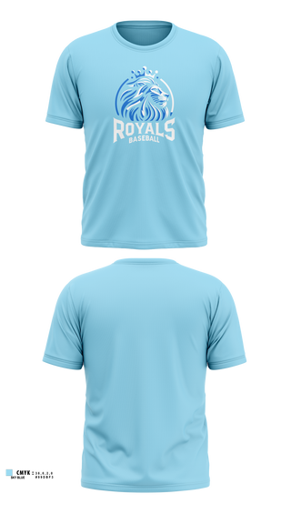 Short Sleeve Performance Shirt, Royals, Baseball, Teamtime, Team time, sublimation, custom sports apparel, team uniforms, spirit wear, spiritwear, sports uniforms, custom shirts, team store, custom team store, fundraiser sports, apparel fundraiser