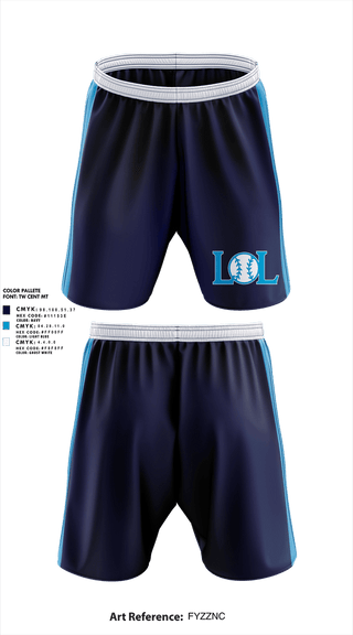Athletic Shorts With Pockets, LOL - LEGIT OL' LADIES, Softball, Teamtime, Team time, sublimation, custom sports apparel, team uniforms, spirit wear, spiritwear, sports uniforms, custom shirts, team store, custom team store, fundraiser sports, apparel fundraiser