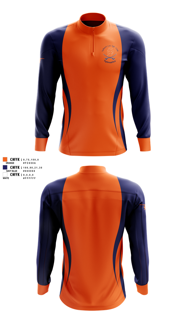 Quarter Zip Jacket, Southern Lee Gymnastics, Spirit Store, Teamtime, Team time, sublimation, custom sports apparel, team uniforms, spirit wear, spiritwear, sports uniforms, custom shirts, team store, custom team store, fundraiser sports, apparel fundraiser