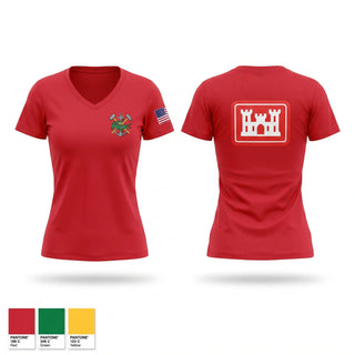 Womens Short Sleeve Vneck Shirt, 43rd MRBC43rd MRBC, Army, Teamtime, Team time, sublimation, custom sports apparel, team uniforms, spirit wear, spiritwear, sports uniforms, custom shirts, team store, custom team store, fundraiser sports, apparel fundraiser