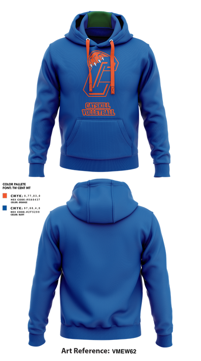 Catskill Volleyball 51447521 Hoodie - 2