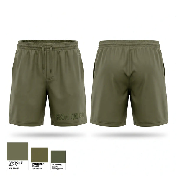 Athletic Shorts With Pockets, 883rd QM CO, Army, Teamtime, Team time, sublimation, custom sports apparel, team uniforms, spirit wear, spiritwear, sports uniforms, custom shirts, team store, custom team store, fundraiser sports, apparel fundraiser