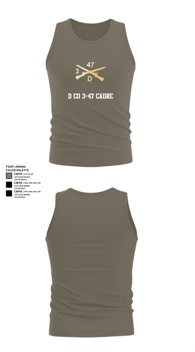 D Co 3-47 Cadre Tank Top - 79