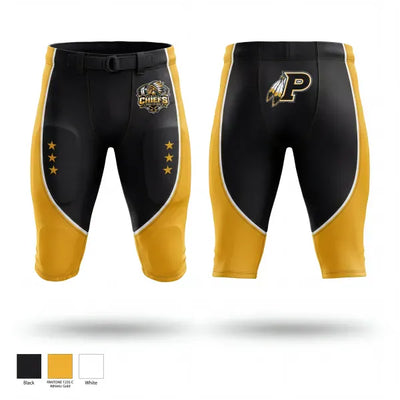 Pittsburgh Chiefs 90737698 Integrated Football Pants - 1