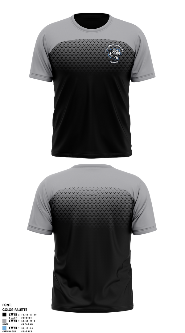 Short Sleeve Performance Shirt, East Chapel Hill High School Swimming, Swimming, Teamtime, Team time, sublimation, custom sports apparel, team uniforms, spirit wear, spiritwear, sports uniforms, custom shirts, team store, custom team store, fundraiser sports, apparel fundraiser
