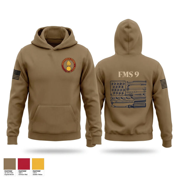 Hoodie, FMS #9, Army, Teamtime, Team time, sublimation, custom sports apparel, team uniforms, spirit wear, spiritwear, sports uniforms, custom shirts, team store, custom team store, fundraiser sports, apparel fundraiser