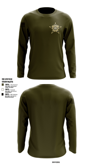 Long Sleeve Performance Shirt, Highland County Sheriff’s Office Tactical Response Team, Police, Teamtime, Team time, sublimation, custom sports apparel, team uniforms, spirit wear, spiritwear, sports uniforms, custom shirts, team store, custom team store, fundraiser sports, apparel fundraiser