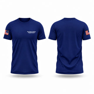 Old School Cotton Feel Shirt, Port Barre Police Department, Police, Teamtime, Team time, sublimation, custom sports apparel, team uniforms, spirit wear, spiritwear, sports uniforms, custom shirts, team store, custom team store, fundraiser sports, apparel fundraiser