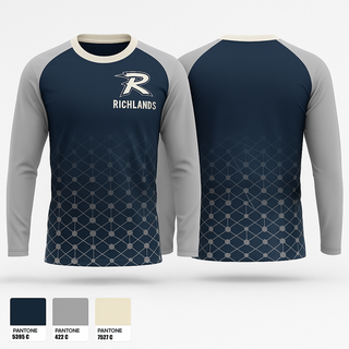 Long Sleeve Performance Shirt, Richlands, , Teamtime, Team time, sublimation, custom sports apparel, team uniforms, spirit wear, spiritwear, sports uniforms, custom shirts, team store, custom team store, fundraiser sports, apparel fundraiser