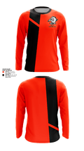 Valley High School Track & Field 8529586 Long Sleeve Performance Shirt 1