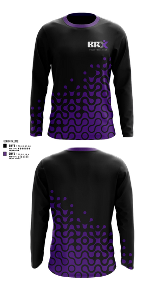 Long Sleeve Performance Shirt, BRX, Women's Volleyball, Teamtime, Team time, sublimation, custom sports apparel, team uniforms, spirit wear, spiritwear, sports uniforms, custom shirts, team store, custom team store, fundraiser sports, apparel fundraiser
