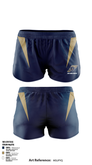 Womens Shorts, King School Cross Country, Cross Country, Teamtime, Team time, sublimation, custom sports apparel, team uniforms, spirit wear, spiritwear, sports uniforms, custom shirts, team store, custom team store, fundraiser sports, apparel fundraiser