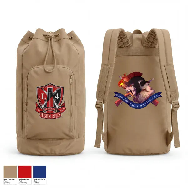 Gear Bag, Pershing Rifles, Company L-4, Army, Teamtime, Team time, sublimation, custom sports apparel, team uniforms, spirit wear, spiritwear, sports uniforms, custom shirts, team store, custom team store, fundraiser sports, apparel fundraiser