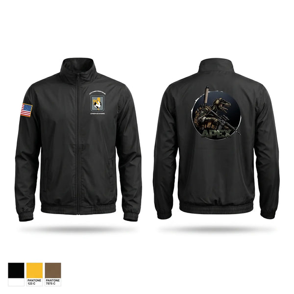 Windbreaker, A Co. 11th Cyber Warfare BN, Army, Teamtime, Team time, sublimation, custom sports apparel, team uniforms, spirit wear, spiritwear, sports uniforms, custom shirts, team store, custom team store, fundraiser sports, apparel fundraiser